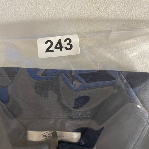 Greg Norman Blue Long Sleeve Active Shirt Top 1/4 Zip Men's SZ M Athletic Stretc - Picture 10 of 10